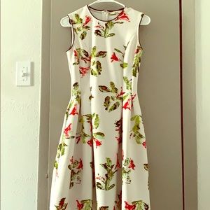 Lark n ro fit n flare floral dress